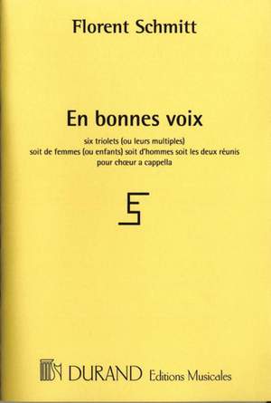 Schmitt: En Bonnes Voix Op.91