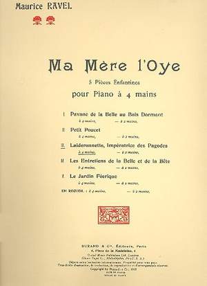 Ravel: Laideronnette, Impératrice des Pagodes