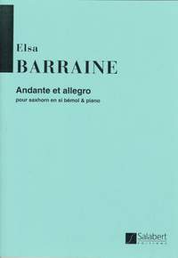 Barraine: Andante et Allegro (Saxhorn in B flat)