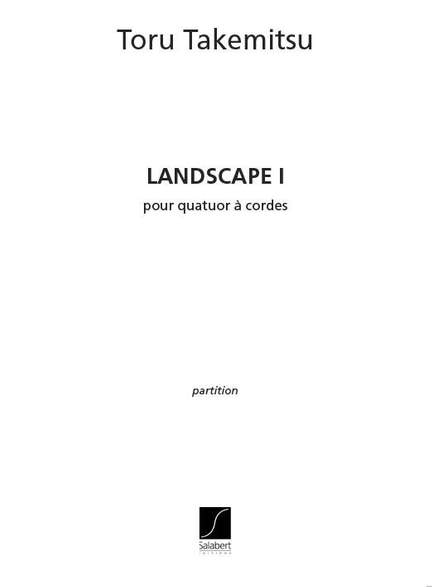 Takemitsu: Landscape