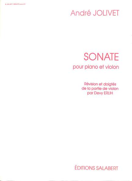 Jolivet: Sonate