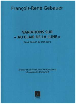 Gebauer: Variations on 'Au Clair de la Lune'