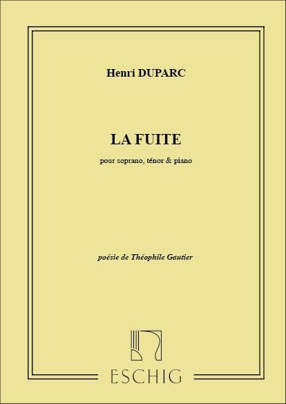 Duparc: La Fuite