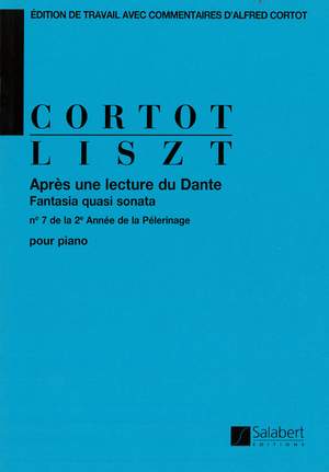 Liszt: Après une Lecture du Dante