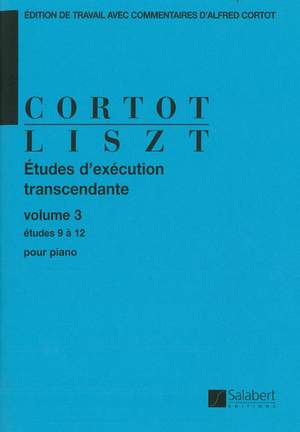 Liszt: Etudes d'Exécution transcendante Vol.3