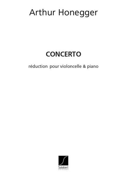 Honegger: Concerto H72