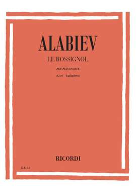 Alabiev: Le Rossignol (rev. F.Liszt & G.Tagliapetra)