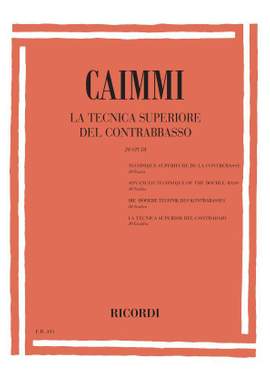 Caimmi: Tecnica superiore del Contrabbasso