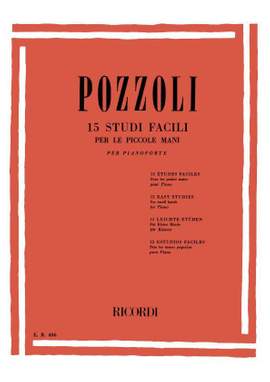 Pozzoli: 15 Studi facili per le piccole Mani