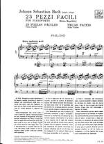 Bach: 23 Easy Pieces (With Critical Notes) Product Image
