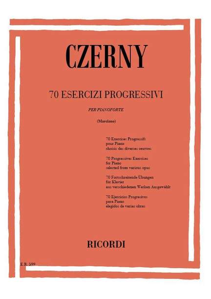 Czerny: 70 Progressive Exercises