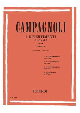 Campagnoli: 7 Divertimenti o Sonate Op.18