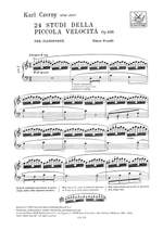 Czerny: Etudes de la petite Vélocité Op.636 (Ricordi) Product Image