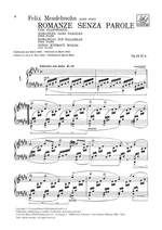 Mendelssohn: Romances sans Paroles (Ricordi) Product Image