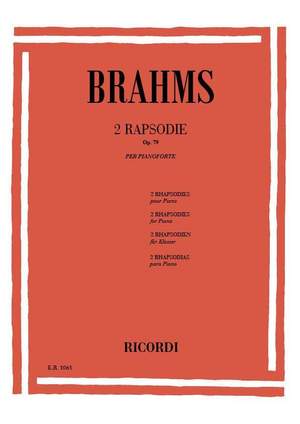 Brahms: 2 Rhapsodies Op.79