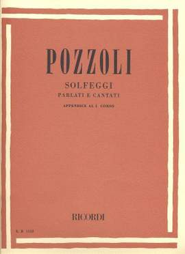 Pozzoli: Solfeggi parlati e cantati Vol.1 Appendix