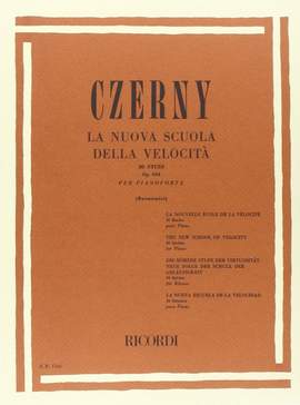 Czerny: Nuova Scuola della Velocità Op.834, 30 Studies