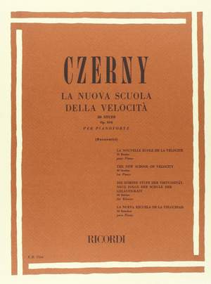Czerny: Nuova Scuola della Velocità Op.834, 30 Studies