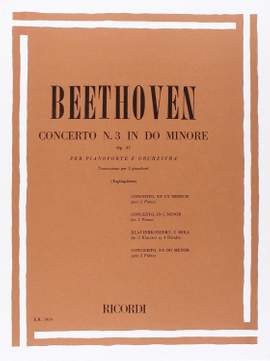 Beethoven: Concerto No.3, Op.37 in C minor (red. G.Tagliapetra)