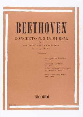 Beethoven: Concerto No.5, Op.73 in E flat major (red. G.Tagliapetra)