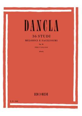 Dancla: 36 Studi melodici e facilissimi Op.84