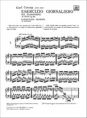 Czerny: 40 Daily Exercises Op.337 (Ricordi)