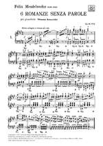 Mendelssohn: Romances sans Paroles: Extracts (ed. V.Romaniello) Product Image