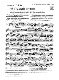 Elia: 12 Grandi Studi per il Virtuosismo tecnico