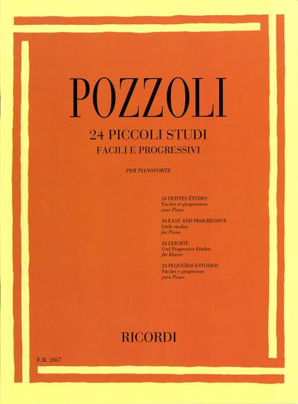 Pozzoli: 24 Piccoli Studi facili e progressivi