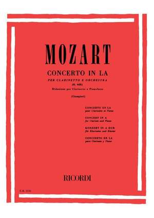 Mozart: Concerto KV622 in A major (ER2132)