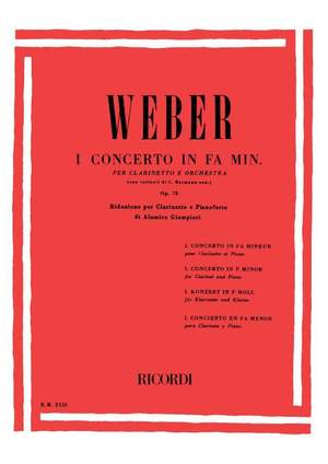 Weber: Concerto No.1, Op.73 in F minor (red. A.Giampieri)