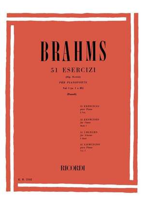 Brahms: 51 Exercises Vol.1: No.1 - No.25