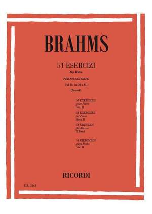 Brahms: 51 Exercises Vol.2: No.26 - No.51