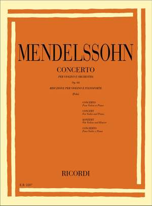Mendelssohn: Concerto Op.64 in E minor (red. E.Polo)
