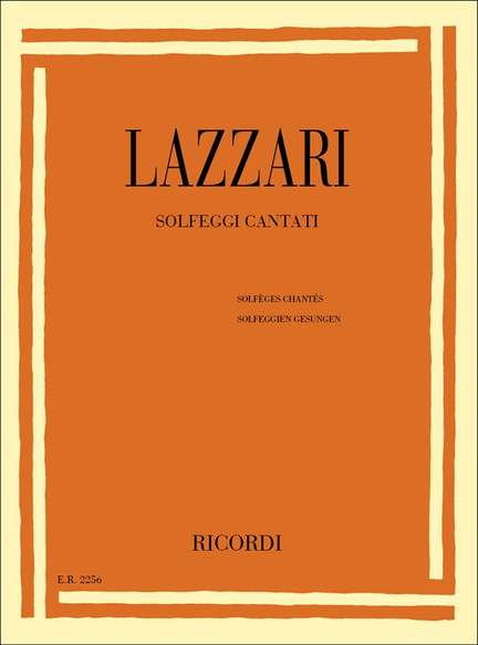 Lazzari: Solfeggi cantati