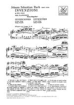 Bach: Invenzioni a 3 Voci (With Critical Notes) Product Image