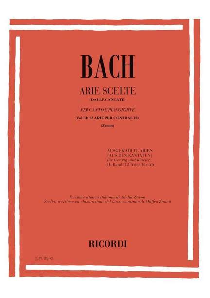 Bach: Arie scelte dalle Cantate Vol.2 (con)