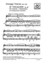 Concone: 15 Vocalises Op.12 (sop/mezzo) Product Image