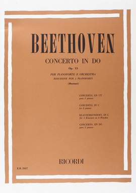 Beethoven: Concerto No.1, Op.15 in C major (red. P.Montani)