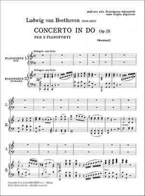 Beethoven: Concerto No.1, Op.15 in C major (red. P.Montani)