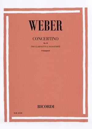 Weber: Concertino Op.26 in E flat major (red. A.Giampieri)