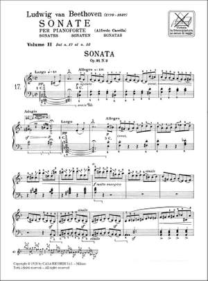 Beethoven: Sonatas Vol.2: No.17 - No.32