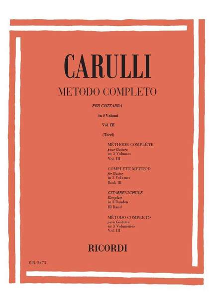 Carulli: Method Vol.3