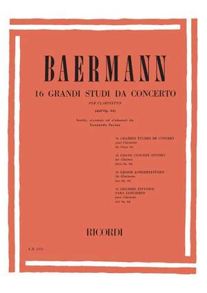 Baermann: 16 Grandi Studi da Concerto