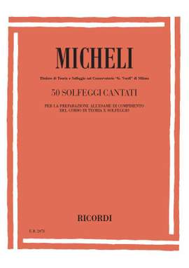 Micheli: 50 Solfeggi cantati