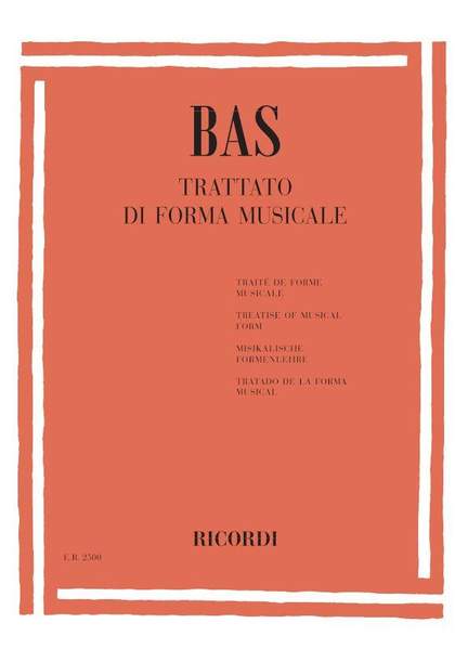 Bas: Trattato di Forma musicale