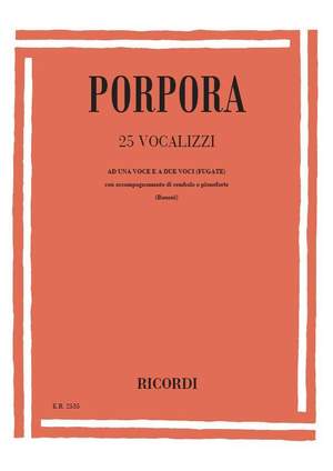 Porpora: 25 Vocalizzi ad una Voce e a 2 Voci (Fugate)