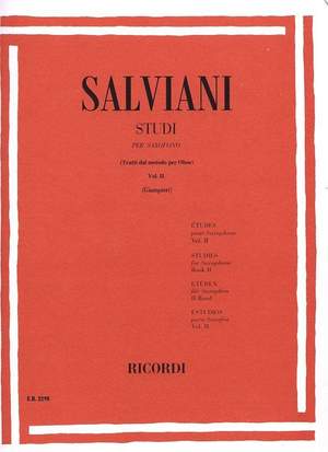Salviani: Studies for Saxophone Vol.2