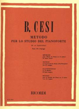 Cesi: Metodo per lo Studi Vol.3: Arpeggios