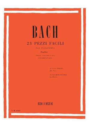Bach: 23 Pezzi facili (Senza Note in Calce)
